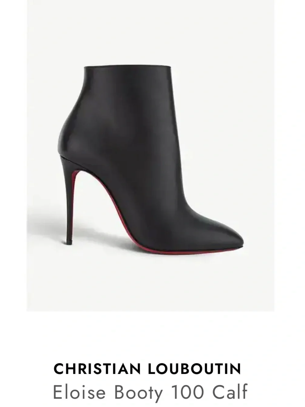 CHRISTIAN LOUBOUTIN
Eloise Booty 100 Calf - Picture 1 of 10